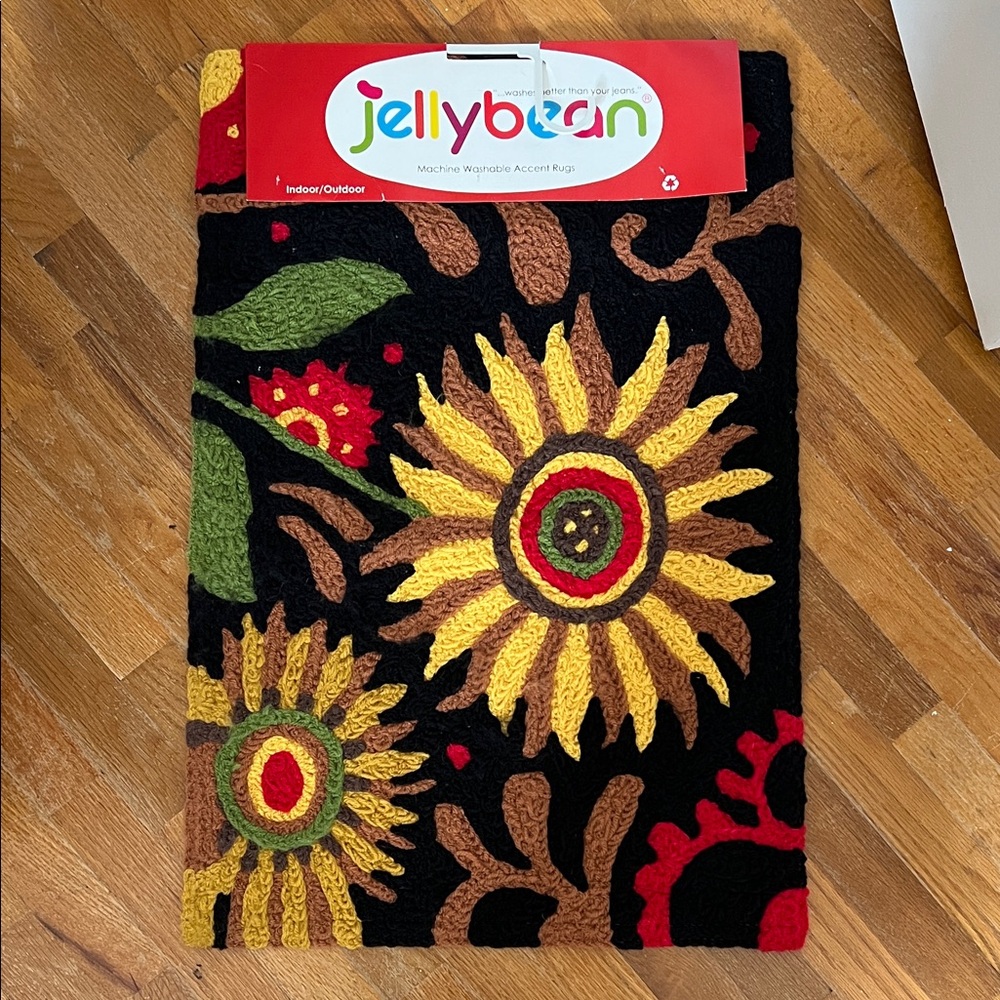 Jelly Beans Sunflower Accent Rug